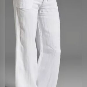 St. John's Bay White Wide Leg Pants